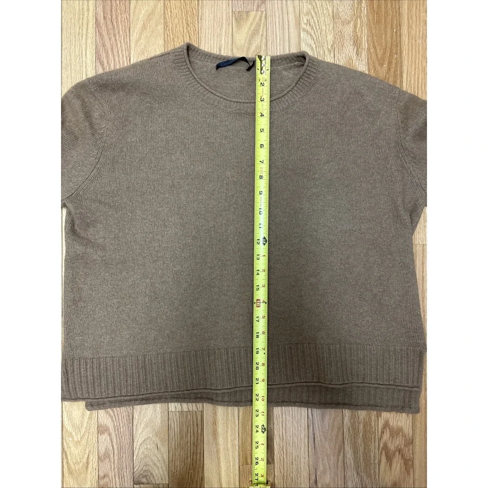 Jenni Kayne‎ Woman's Brown Wool Blend Crewneck Sweater - Size 1X